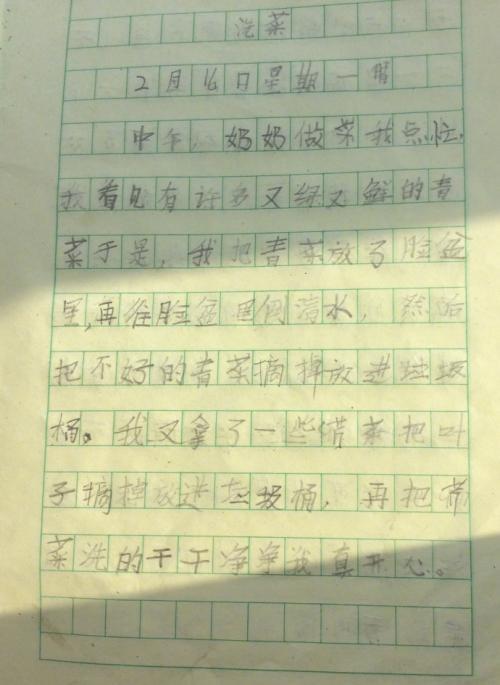 折纸鹤的日记50字