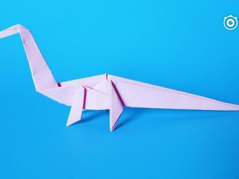 折纸王子教你折纸恐龙地震龙简单易学儿童喜欢