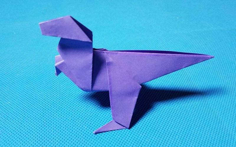 折纸教程折纸王子教你折纸简单霸王龙折纸恐龙讲解详细简单易学