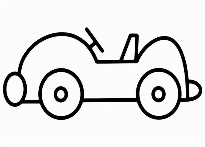怎么样画小汽车小汽车的简笔画法